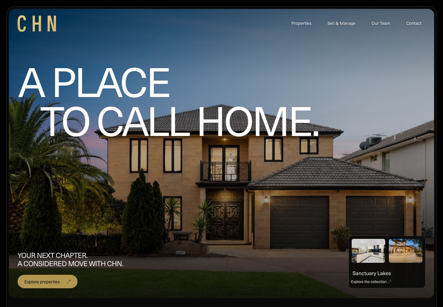 CHN Property Group website preview